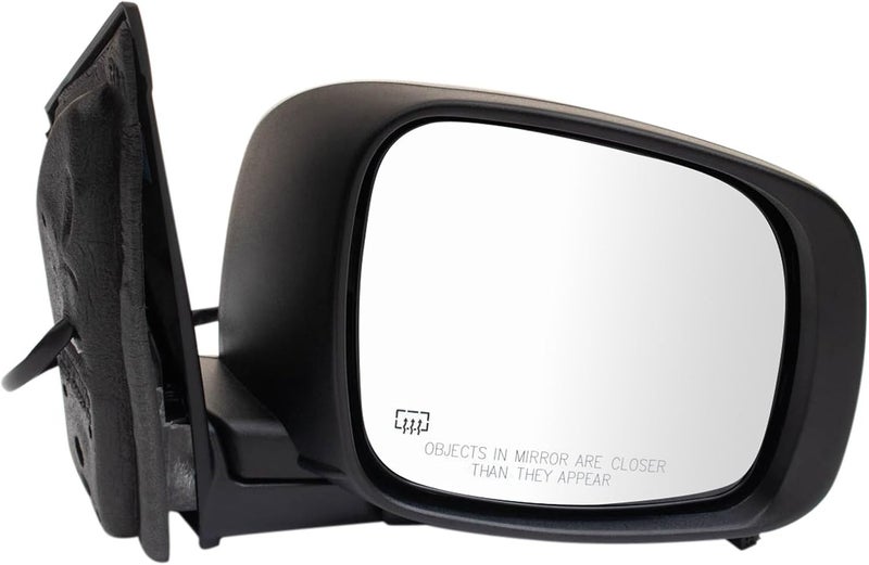 TRQ Driver & Passenger Side Mirror Set Power Manual Folding Compatible with 2008-2010 Chrysler Town & Country Dodge Grand Caravan CH1320291 CH1321291 - Image 3